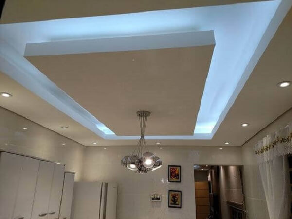 Forro de gesso no teto